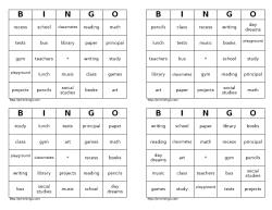 Bingo Chart Maker